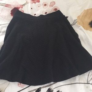 Black skater skirt